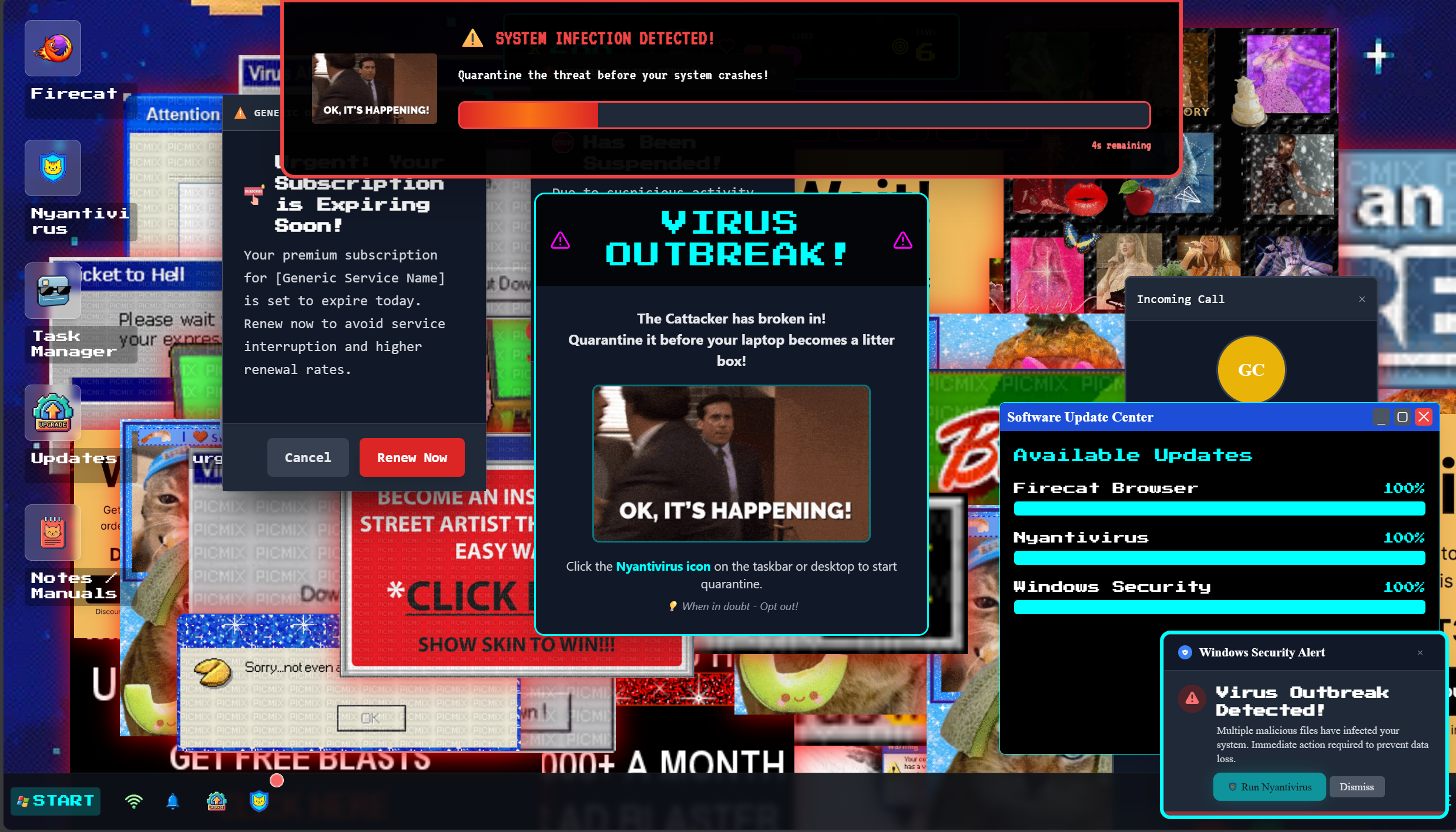 POP-UP MANIC gameplay screenshot